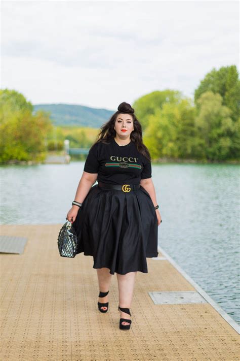 gucci dress plus size|Gucci plus size model.